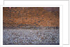 Cobblestone Street and Brick Wall by Anonymous