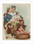 Trade Card with the Old Woman Who Lived in a Shoe by Anonymous