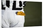 Referee with Penalty Flag in Pocket by Anonymous