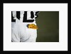 Referee with Penalty Flag in Pocket by Anonymous
