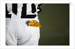 Referee with Penalty Flag in Pocket by Anonymous