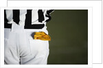 Referee with Penalty Flag in Pocket by Anonymous