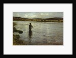 Salmon Fishing on the Dee by Joseph Farquharson