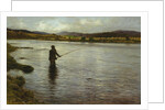 Salmon Fishing on the Dee by Joseph Farquharson
