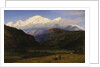 A View of Mont Blanc from Servoz, France by Henry Moore