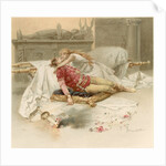 Illustration of Juliet Discovering Romeo's Body by Ludovico Marchetti