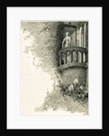 Illustration of Juliet on Her Balcony by Oreste Cortazzo