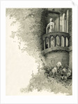 Illustration of Juliet on Her Balcony by Oreste Cortazzo