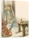 Illustration of Juliet Watching Romeo Depart by Oreste Cortazzo