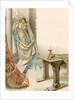 Illustration of Juliet Watching Romeo Depart by Oreste Cortazzo