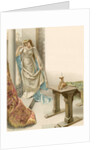 Illustration of Juliet Watching Romeo Depart by Oreste Cortazzo