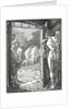 Illustration of Nude Women Near a Doorway by Laurence Housman