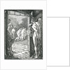 Illustration of Nude Women Near a Doorway by Laurence Housman