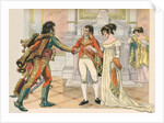 Illustration of Napoleon Offering Joachim Murat the Hand of His Sister Caroline by Jacques Onfroy de Breville