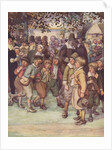 A Crowd of Eager and Curious Schoolboys by Hugh Thomson