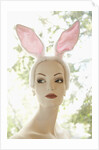 Mannequin Wearing Bunny Ears by Anonymous