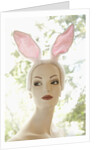 Mannequin Wearing Bunny Ears by Anonymous