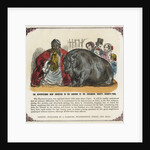 The Hippopotamus Now Exhibiting in the Gardens of the Zoological Society Print by Anonymous