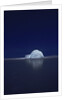 Illuminated Igloo at Frozen Lake by Anonymous
