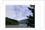 Mount St. Helens Erupting by Anonymous