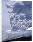Mount St. Helens Erupting by Anonymous