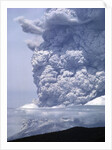 Mount St. Helens Erupting by Anonymous