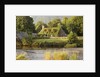 Vine-Covered Stone Cottage Near River Conwy by Anonymous