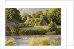 Vine-Covered Stone Cottage Near River Conwy by Anonymous