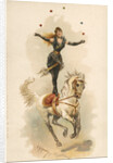 At the Circus Postcard by Anonymous
