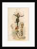 At the Circus Postcard by Anonymous