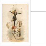 At the Circus Postcard by Anonymous