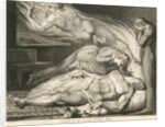 Death of the Strong Wicked Man by William Blake