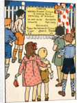 Illustration of Children Going to a Circus by Florence Hoopes