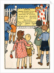 Illustration of Children Going to a Circus by Florence Hoopes
