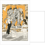 Putting up a Circus Poster by Marie Schubert