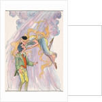 She Kissed Woot the Wanderer Lightly Upon his Forehead by John R. Neill