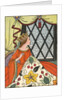 Book Illustration of the Queen in the Ebony Window by Bess Livings