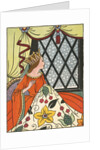 Book Illustration of the Queen in the Ebony Window by Bess Livings