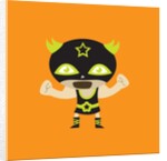 El Frijole Flexing His Muscles by Anonymous