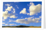 Cumulus Clouds Floating Above Prairie in the Fall by Anonymous