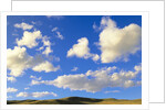 Cumulus Clouds Floating Above Prairie in the Fall by Anonymous