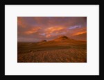Oregon Buttes in Red Sunrise Glow by Anonymous