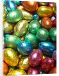 Colorful Chocolate Eggs by Anonymous
