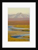 Mountains and Winding River in Tundra Valley by Anonymous