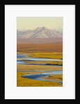 Mountains and Winding River in Tundra Valley by Anonymous