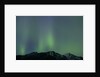 Aurora Borealis over Mountain Range by Anonymous