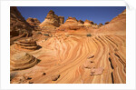 Red Sandstone Buttes and Layers in Desert by Anonymous
