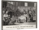 Illustration of the Council of Troyes by Anonymous