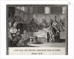 Illustration of the Council of Troyes by Anonymous