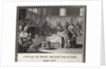 Illustration of the Council of Troyes by Anonymous